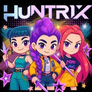 Demon Hunters DIY 5D Full Round Drill Diamond Painting